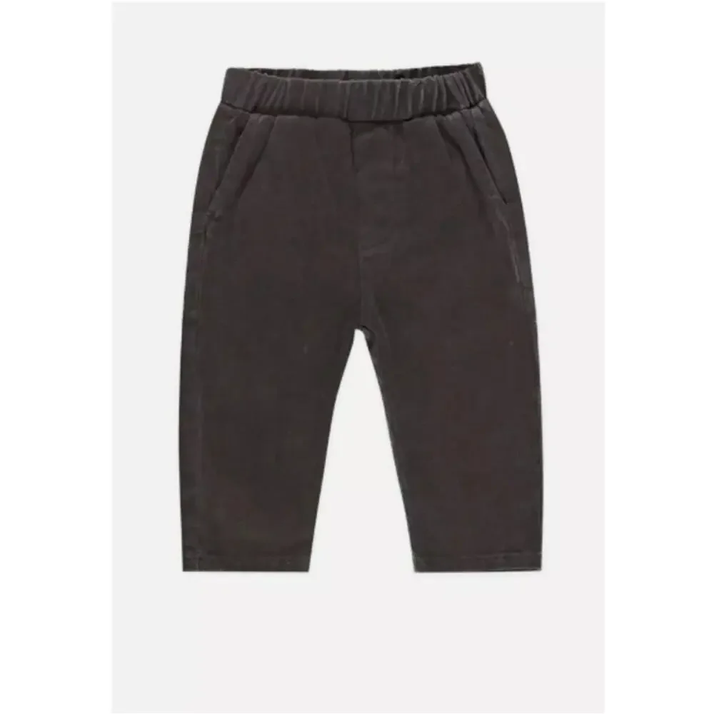 Rylee + Cru Baby Washed Black Otis Pants Size 6-12 M